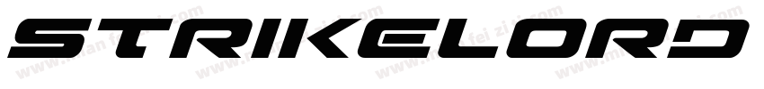 Strikelord Super-Italic字体转换